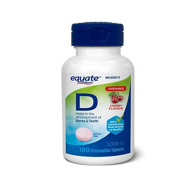 Equate Vitamin D 1000 IU Chewable