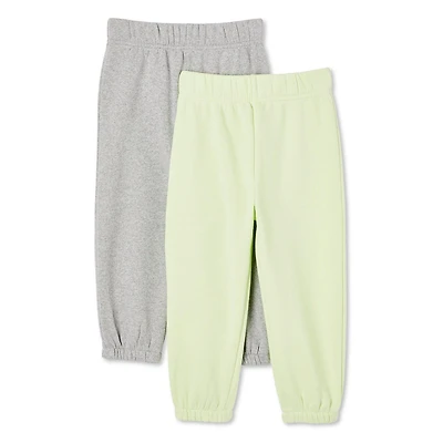 George Toddlers' Gender Inclusive Fleece Jogger 2-Pack