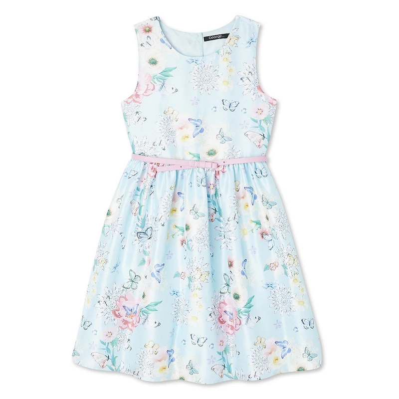 Robe florale avec ceinture George pour filles