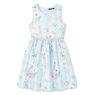 George Girls' Belted Floral Dress