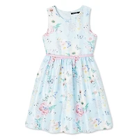 Robe florale avec ceinture George pour filles