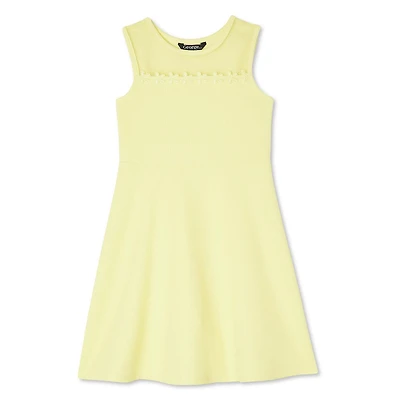 George Girls' Floral Yoke Dress
