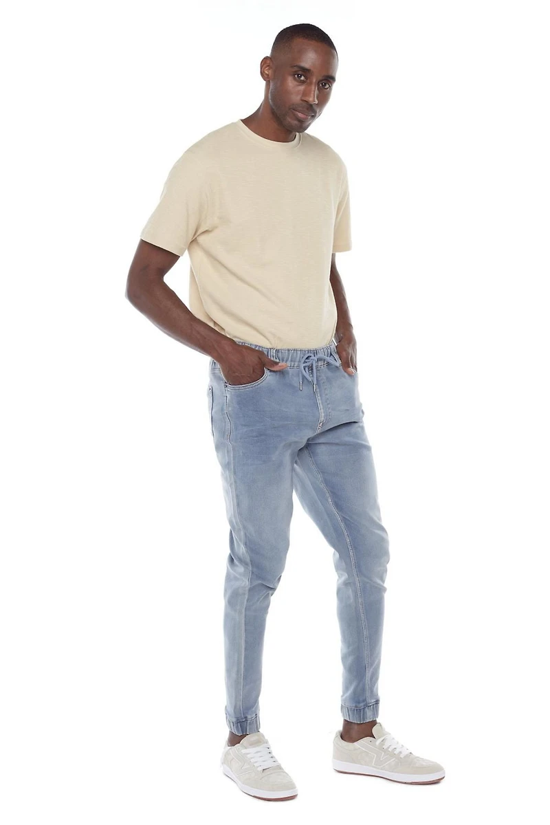 Jeaniologie ™ Jogger Classique 5 Poches - Cozy Denim