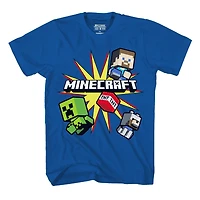 Boys Minecraft Creeper Bunch T-Shirt