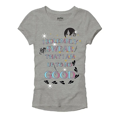 Girls Harry Potter Solemnly Phrase T-Shirt