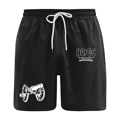 HOMME SHORT DE BAIN ACDC