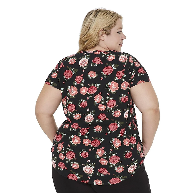 George Plus Women's Short Sleeve V-Neck, Sizes 1X-4X