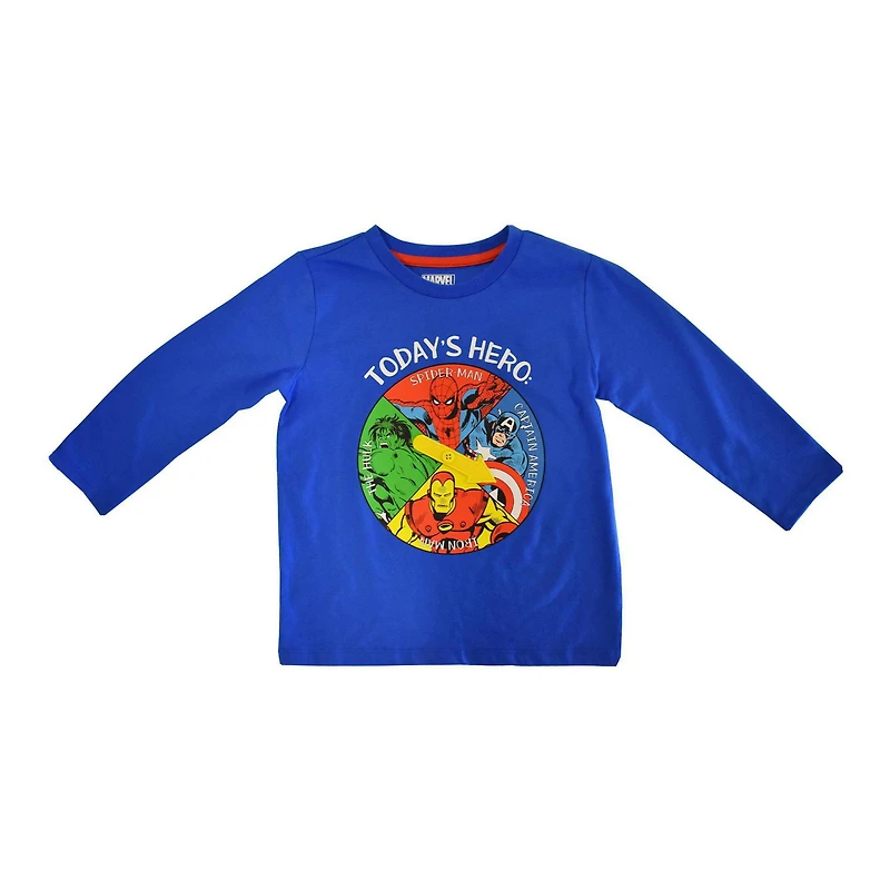 Toddler Boys  Marvel Today's Hero Long Sleeve T-Shirt