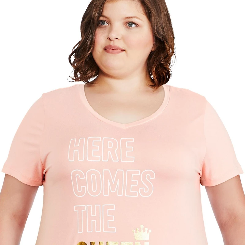 George Plus Women's Nightshirt and Scrunchie 4-Piece Set