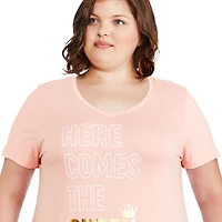 George Plus Women's Nightshirt and Scrunchie 4-Piece Set