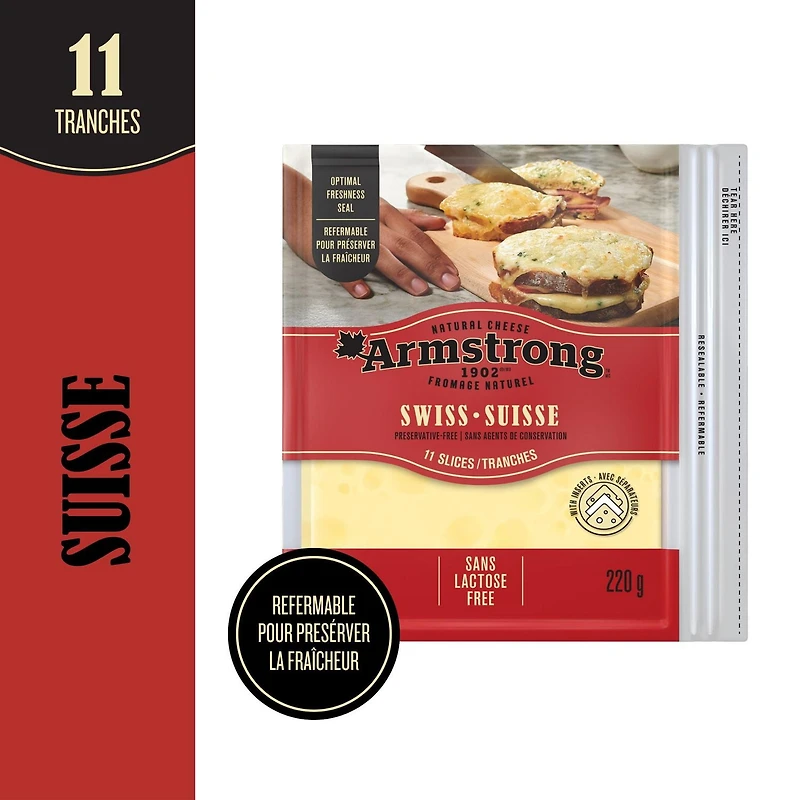 Armstrong Swiss Cheese Slices