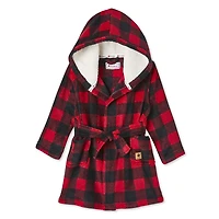Robe de chambre à capuchon Canadiana unisexe pour tout-petits
