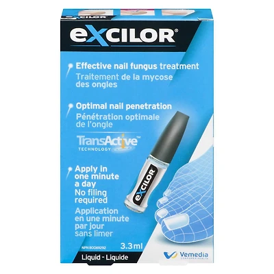 Excilor Nail Fungus Treatment Solution, 3.3ml