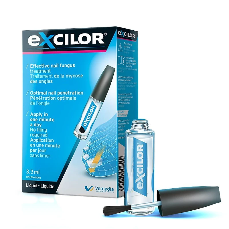 Excilor Nail Fungus Treatment Solution, 3.3ml