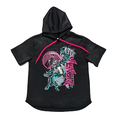Sweat à capuche à manches courtes Marvel Venom pour homme