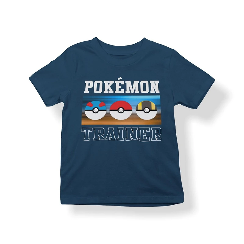 Pokemon Boy's Short Sleeve crew neck T-Shirt, Sizes XS to XL