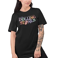 Rolling Stones Tee shirt femme. Ce t-shirt à manches courtes et col rond pour femme peut facilement être porté avec votre jean ou votre bas préféré et Tailles TP à TG