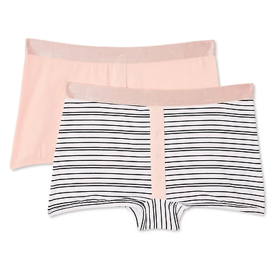 Lot de 2 petits shorts No Boundaries pour femmes