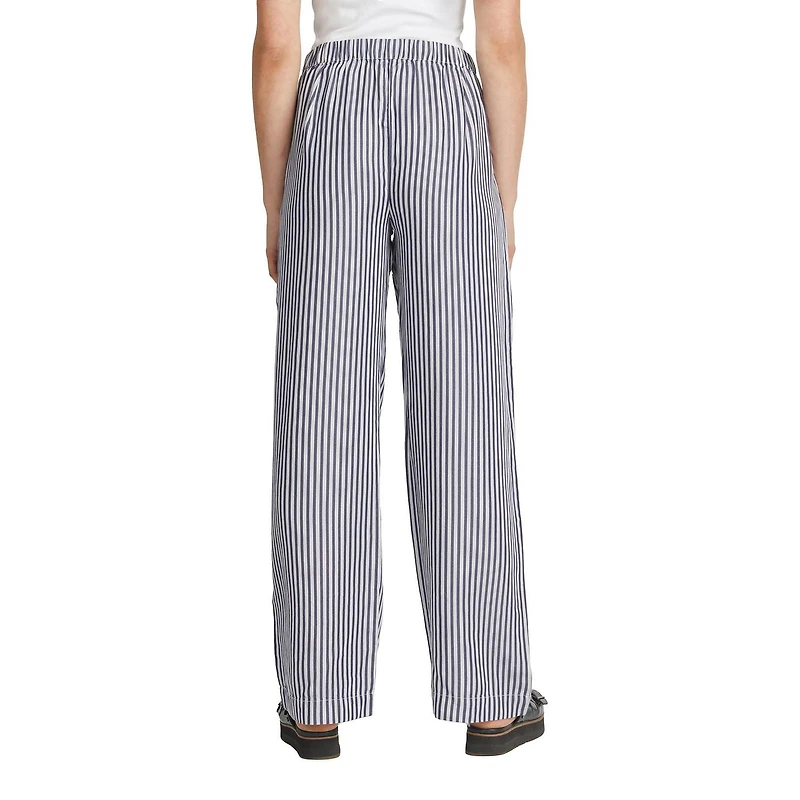 Mexx Pantalon à jambes larges avec ceinture pour femmes