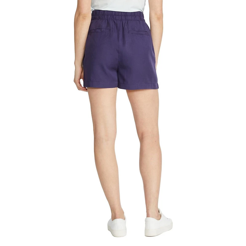 Mexx short en sergé pour femmes avec ceinture élastique