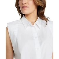 Mexx top sans manches à boutons pour femmes
