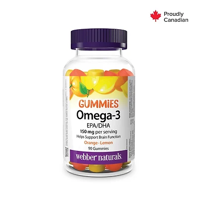 Webber Maturals Oméga-3 AEP/ADH orange · Citron