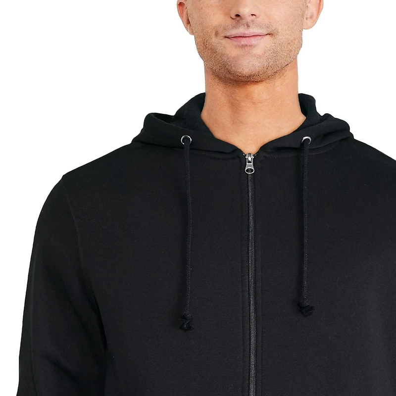 Haut à capuchon zippé sur la longueur George pour hommes