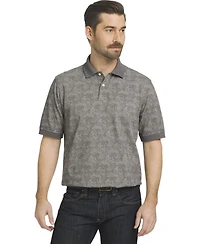 Arrow S/S Marled Printed Leaf Polo