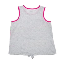 Débardeur à nouer sur le devant pour filles Justice Groovy Surf