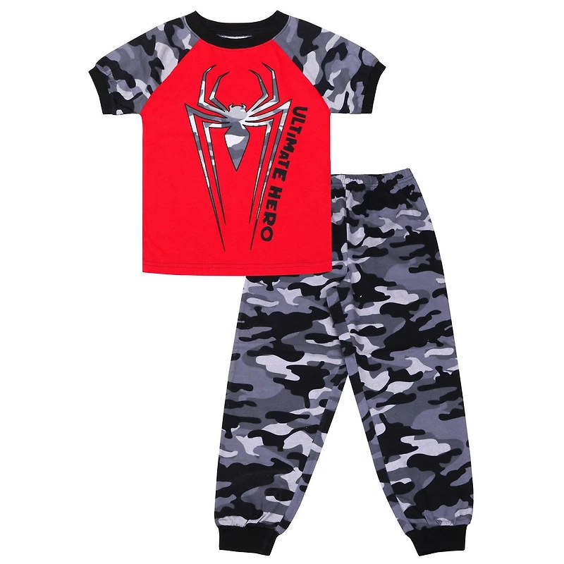 Spiderman two piece pyjama set for boys