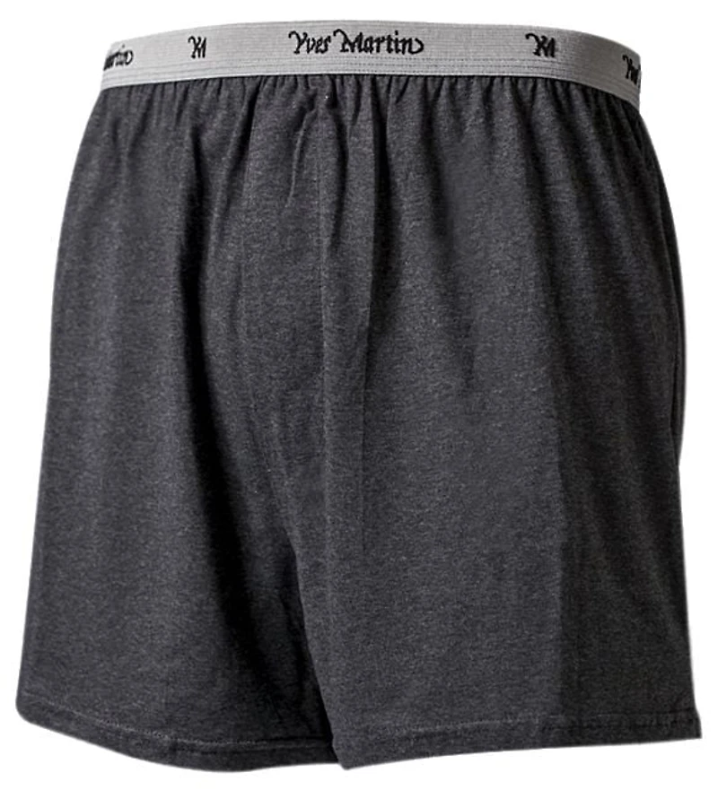 Caleçons boxers unis Yves Martin
