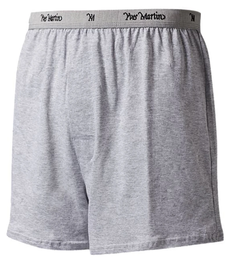 Caleçons boxers unis Yves Martin