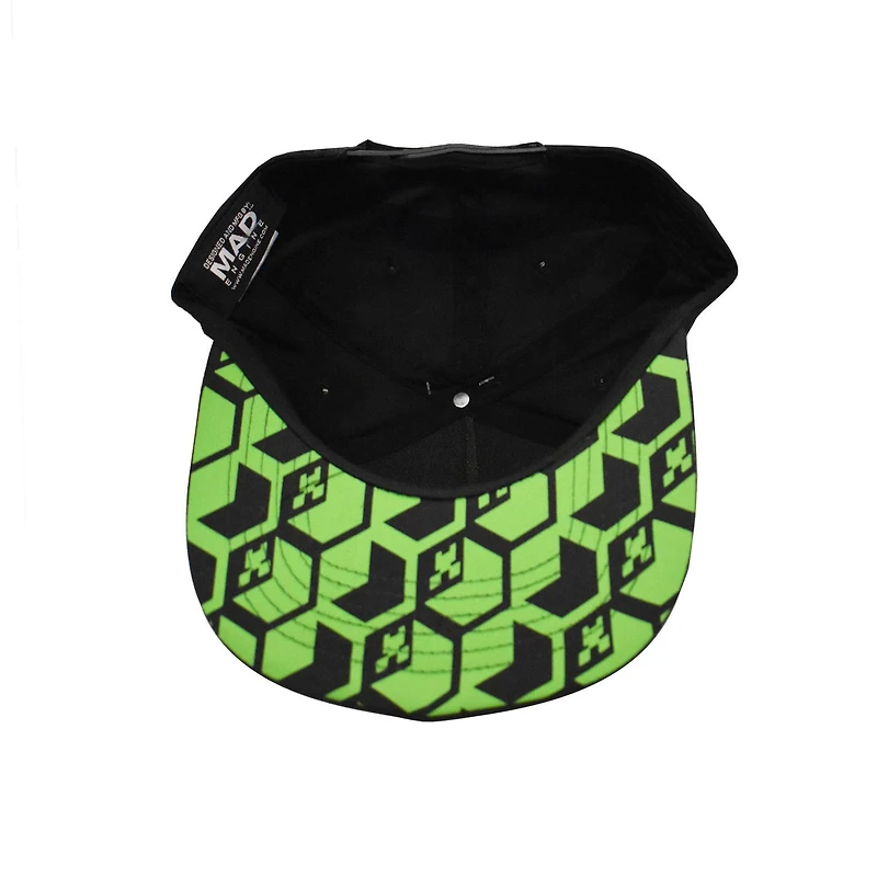 Minecraft Creeper Many Faces Snapback pour hommes