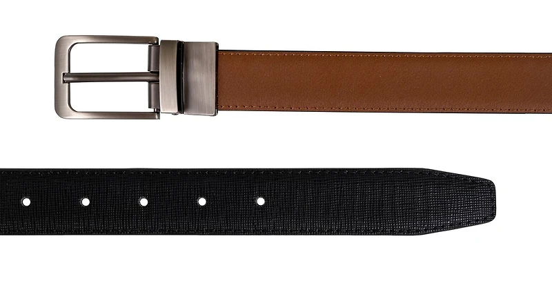 Champs Express Leather One Size Reversible and Adjustable Belt