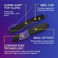 Dr. Scholl's® Love Your SNEAKERS Full Length Insoles, Women Size 6-10, 1 pair