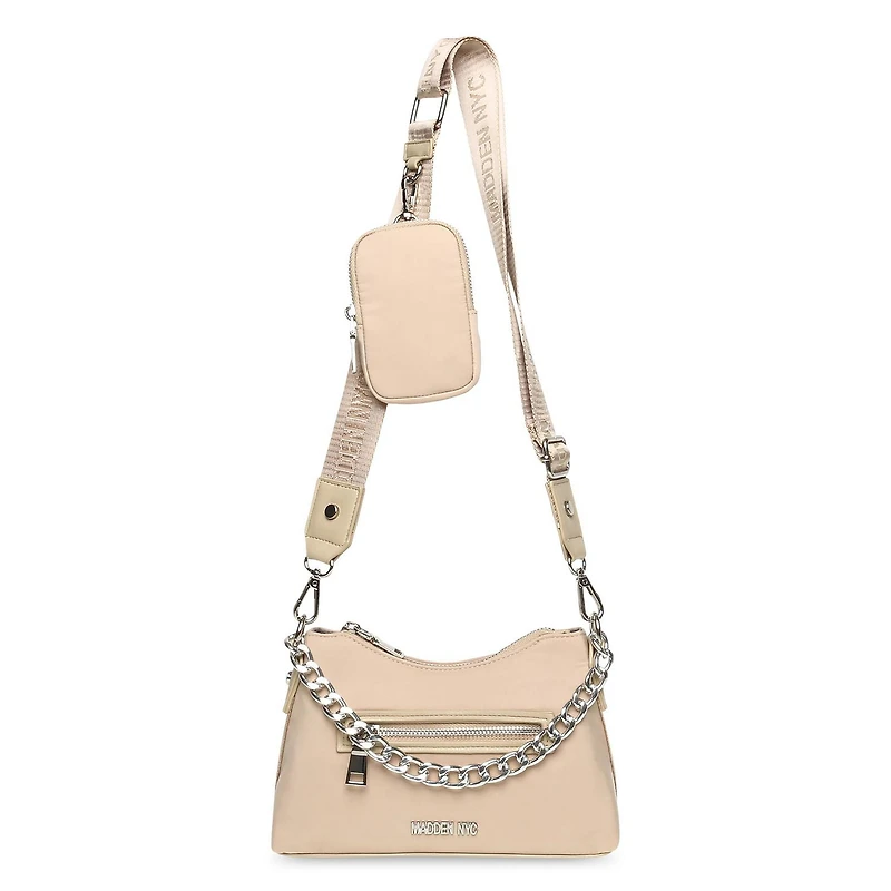 Madden NYC Women's Crossbody Bag with Chain