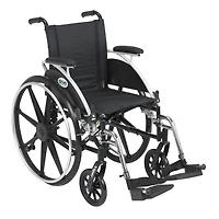 Drive Fauteuil roulant Viper avec accoudoirs rabattables amovibles, accoudoirs de bureau, repose-pieds rabattables, siège de 30,48 cm
