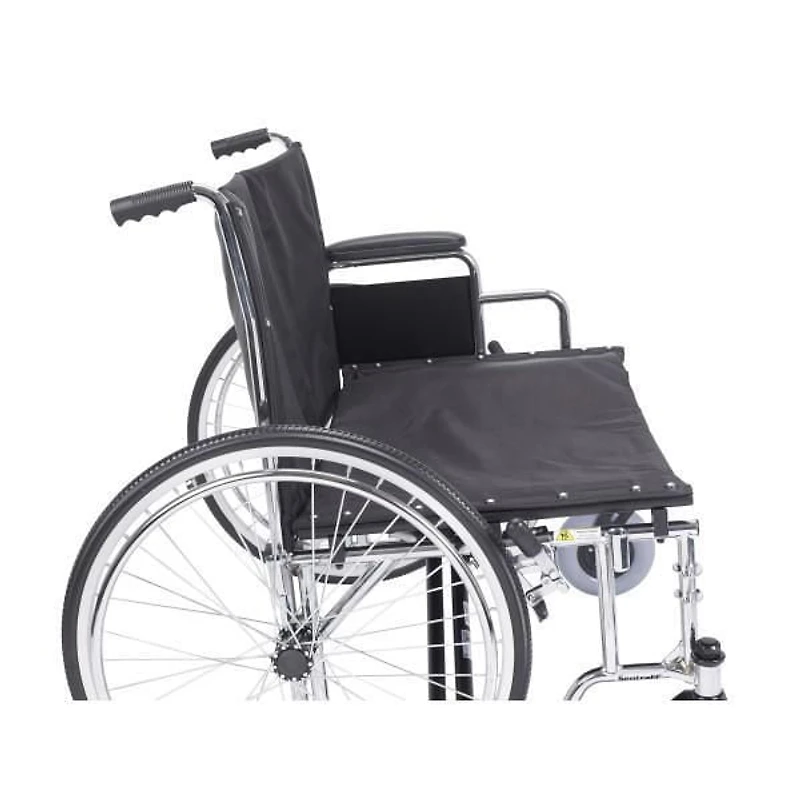 Drive Medical Black Sentra EC Heavy Duty Extra Wide Wheelchair, Detachable Desk Arms, 30" Seat
