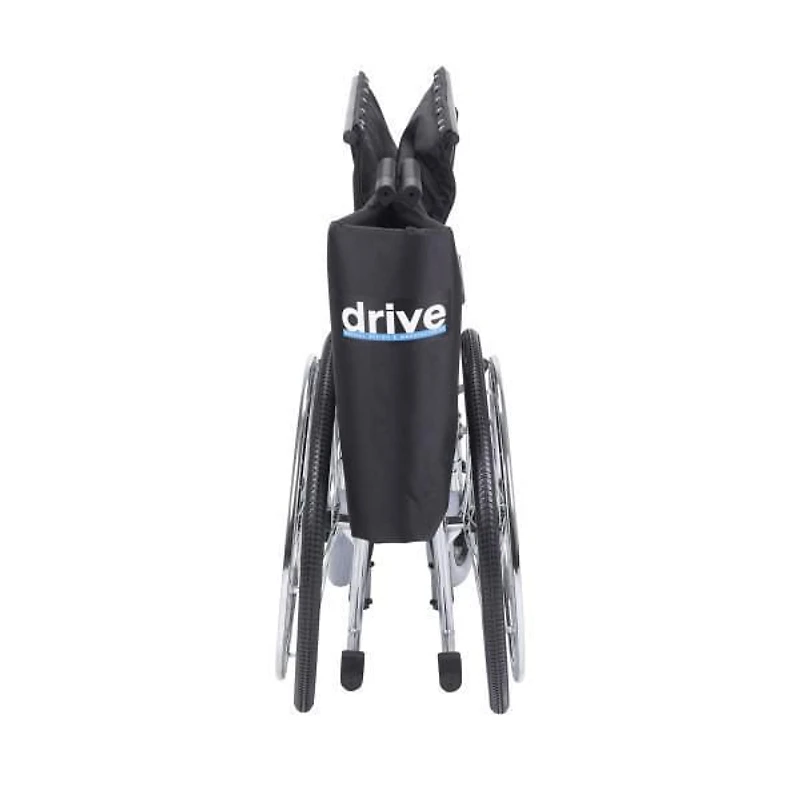 Drive Medical Black Sentra EC Heavy Duty Extra Wide Wheelchair, Detachable Desk Arms, 30" Seat