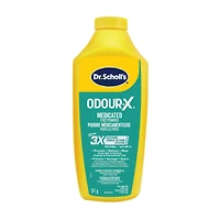 Dr. Scholl's Odour-X Medicated Foot Powder, Unscented, 311 g, 1 bottle