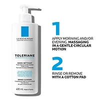 La Roche-Posay Toleriane Dermo-Cleanser Soothing & Hydrating Face Wash with Glycerin, Fragrance Free, Preservative Free, 400mL