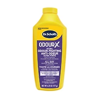 Dr. Scholl's Odour-X Poudre Déodorante Pour Les Pieds, Sans Parfum, 177g