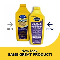 Dr. Scholl's Odour-X Poudre Déodorante Pour Les Pieds, Sans Parfum, 177g