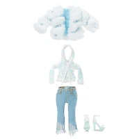Poupée Rainbow High Winter Break Skyler Bradshaw – Poupée-mannequin Winter Break bleue et jouet avec 2 tenues complètes de poupée, planche à neige et accessoires d’hiver pour la poupée, excellent cadeau pour les enfants de 6 à 12 ans