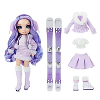 Rainbow High Winter Violet Willow – Purple Winter Break Fashion Doll and Playset with 2 complete doll outfits, Pair of Skis and Winter Doll Accessories, Great Gift for Kids 6-12 Years Old