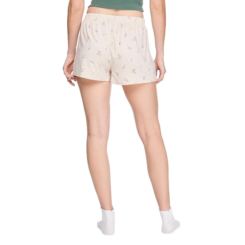 No Boundaries Women's Peached Pajama Short