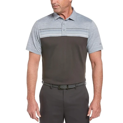 Polo à rayures à manches courtes pour hommes
