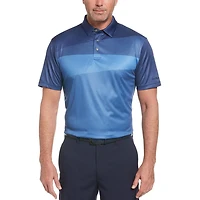 Polo de golf imprimé à manches courtes Performance pour homme