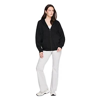 No Boundaries Women's Oversized Full Zip Hoodie