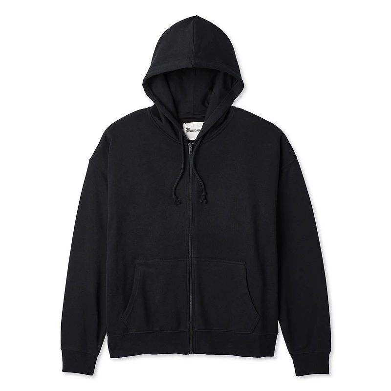 No Boundaries Women's Oversized Full Zip Hoodie